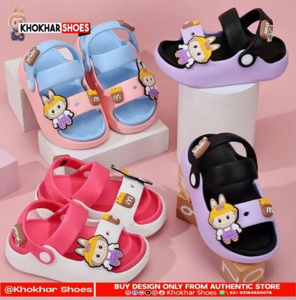 New Lightweight Double Sole Cushion Comfy Slippers for Kids – Summer 2025 Soft EVA Anti-Slip Cartoon Shoes for Boys & Girls (9 Months to 4 Years) - Image 3