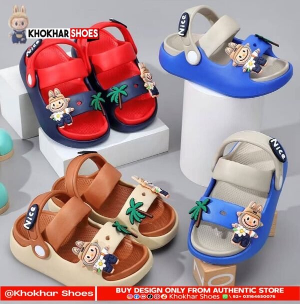 New Lightweight Double Sole Cushion Comfy Slippers for Kids – Summer 2025 Soft EVA Anti-Slip Cartoon Shoes for Boys & Girls (9 Months to 4 Years) - Image 4