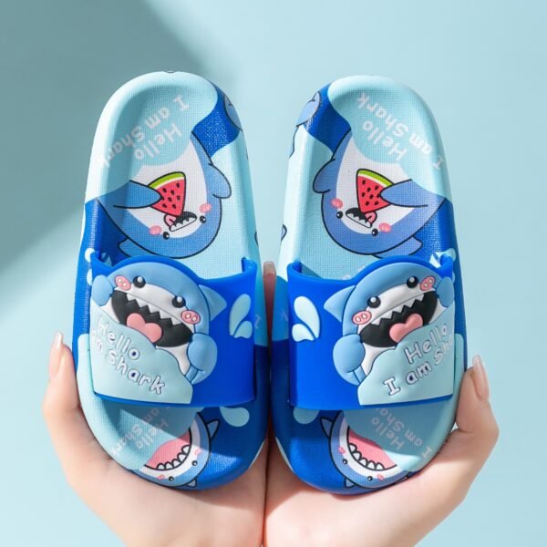 Kid's 3D Shark Slippers - Soft & Non-Slip - Khokhar Shoes
